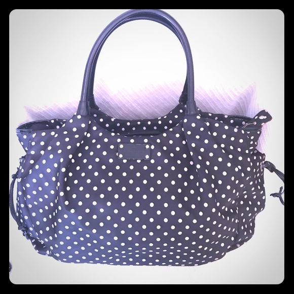 kate spade Bags Kate Spade Stevie Polka Dot Diaper Bag Poshmark